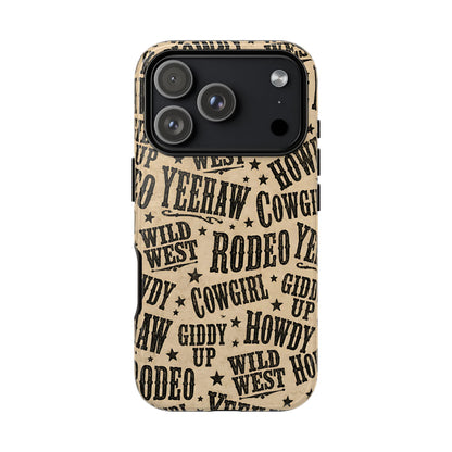 Cowgirl Slang Tough Case