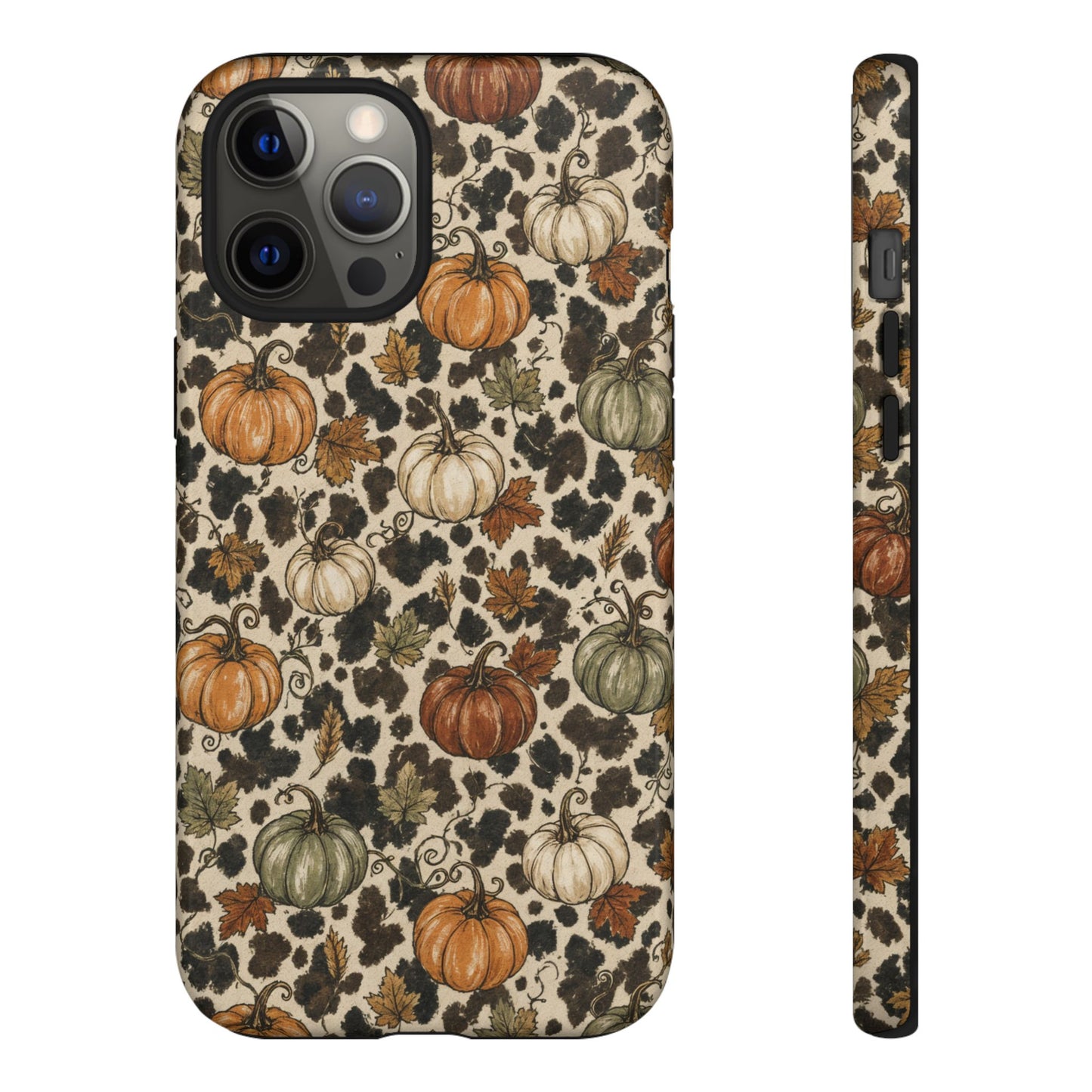 Cowhide Pumpkin Patch Tough Case