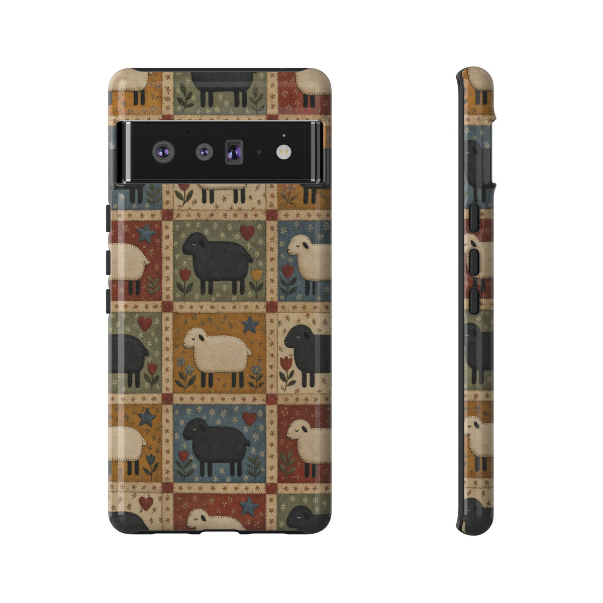 Sheep Quilt Tough Case