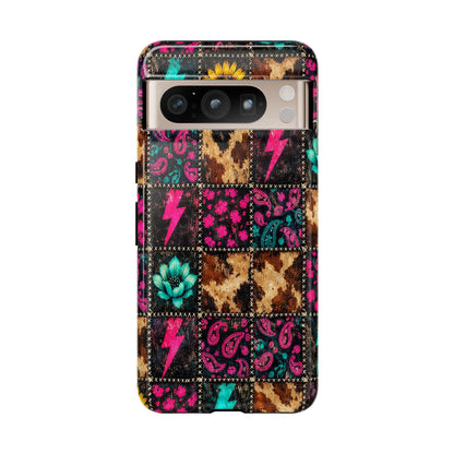 Neon Patchwork Tough Case