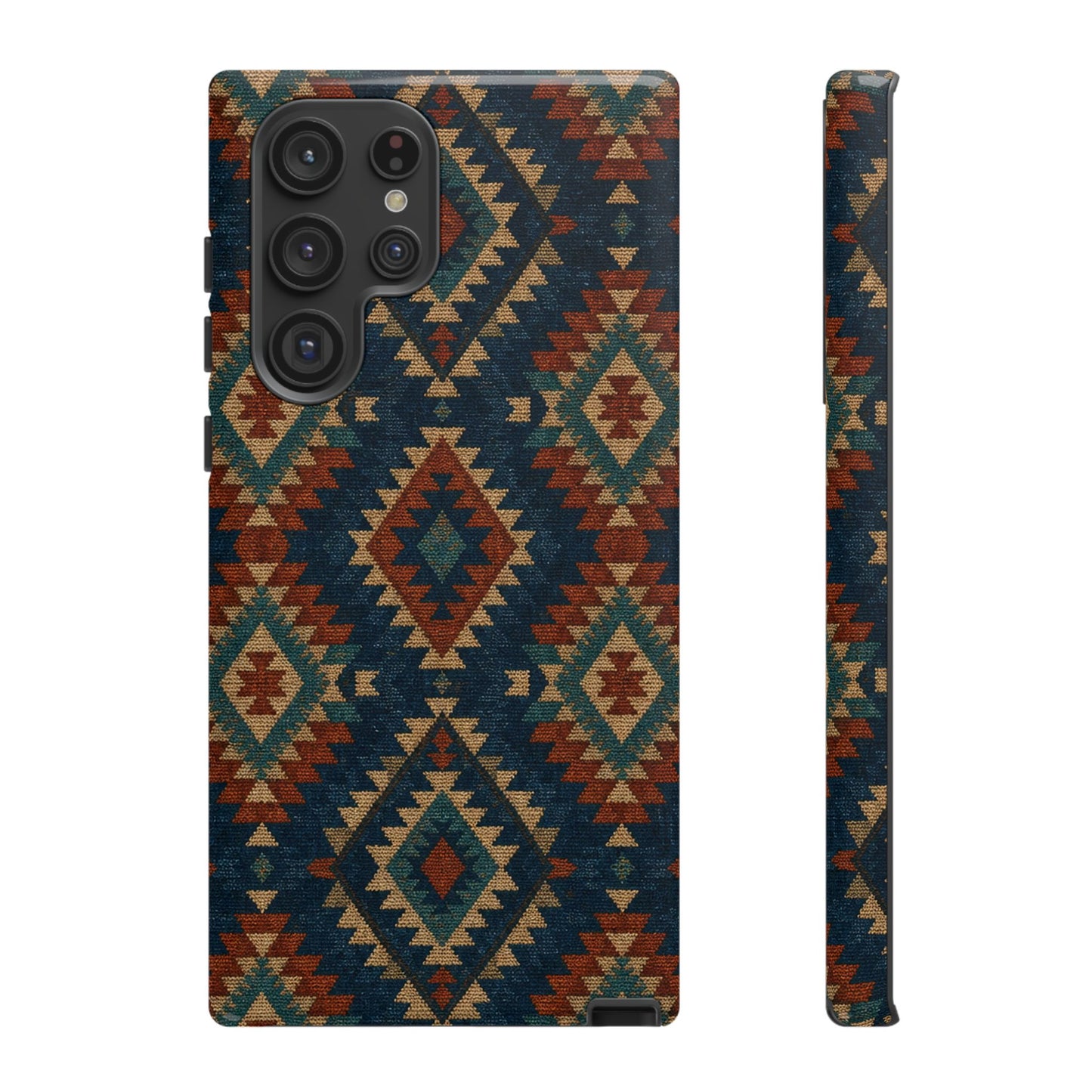 Navy Aztec Tough Case