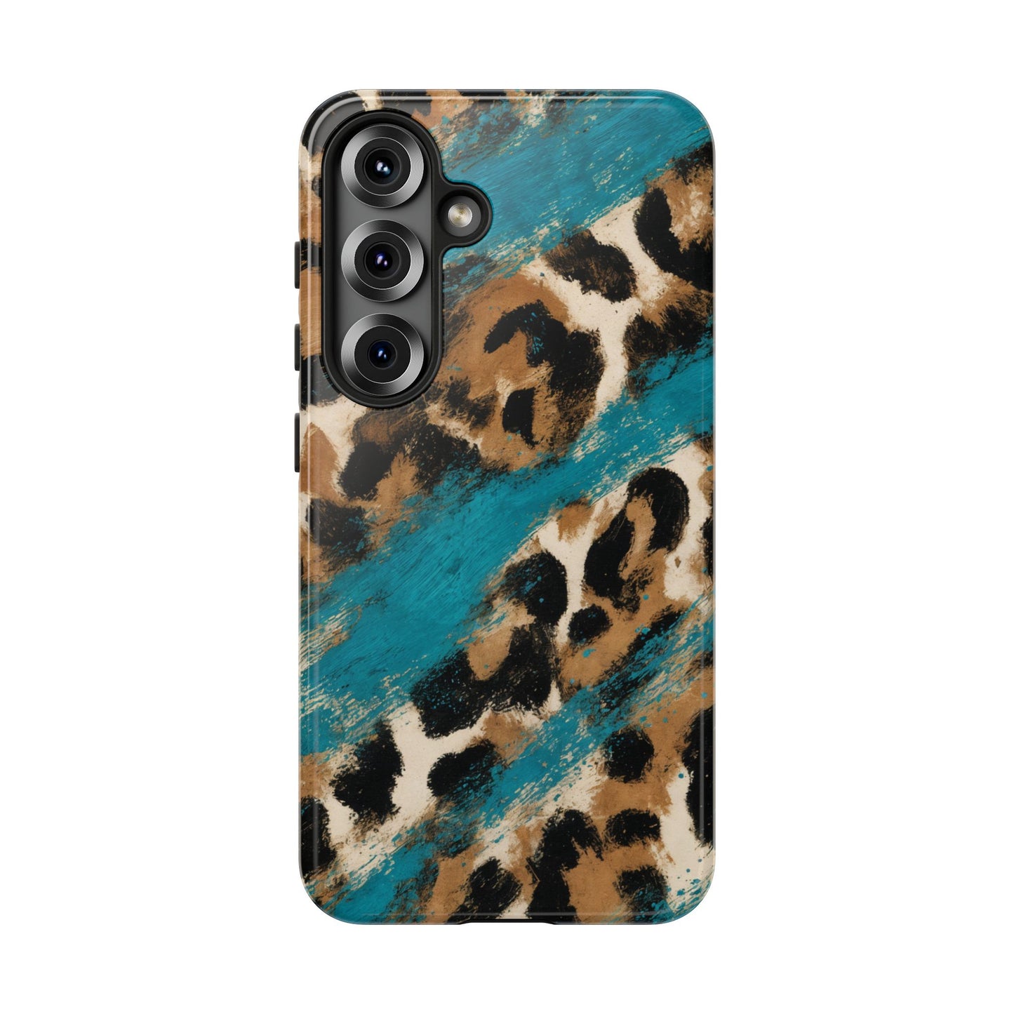 Turquoise Leopard Tough Case