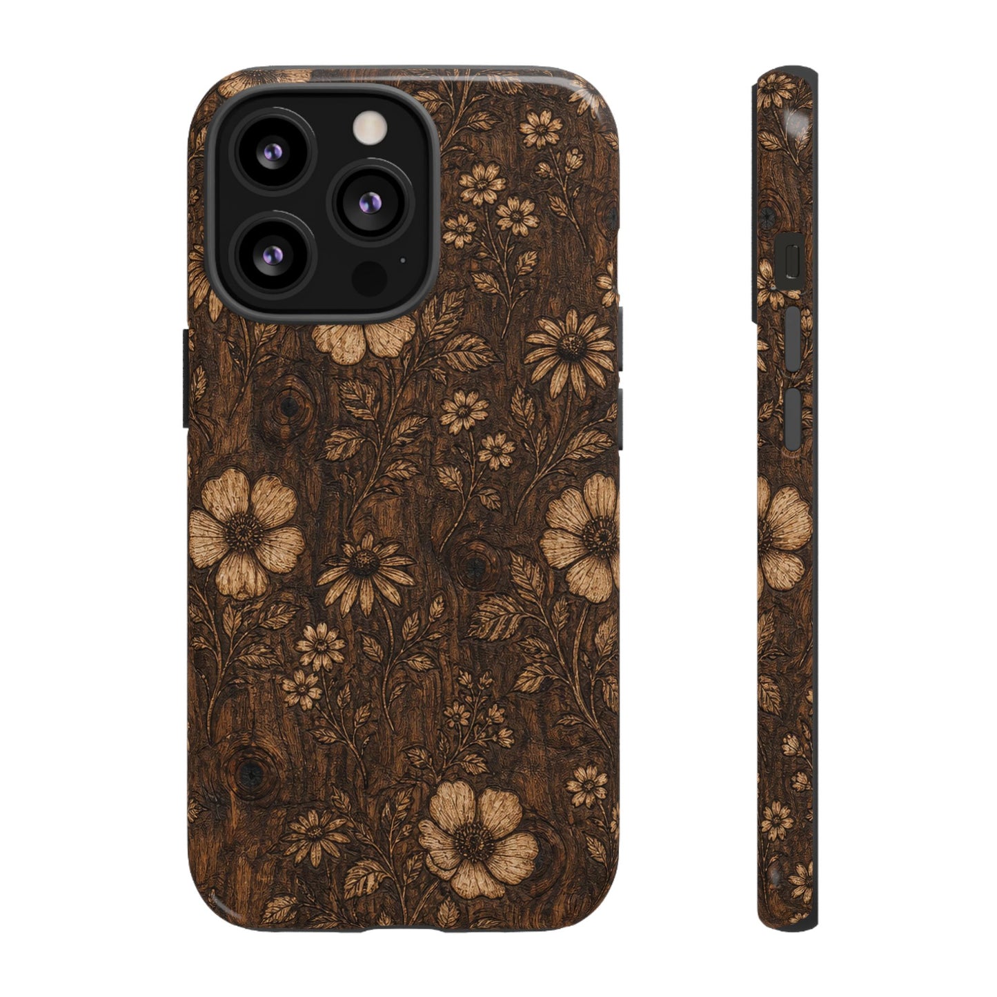 Floral Bark Tough Case