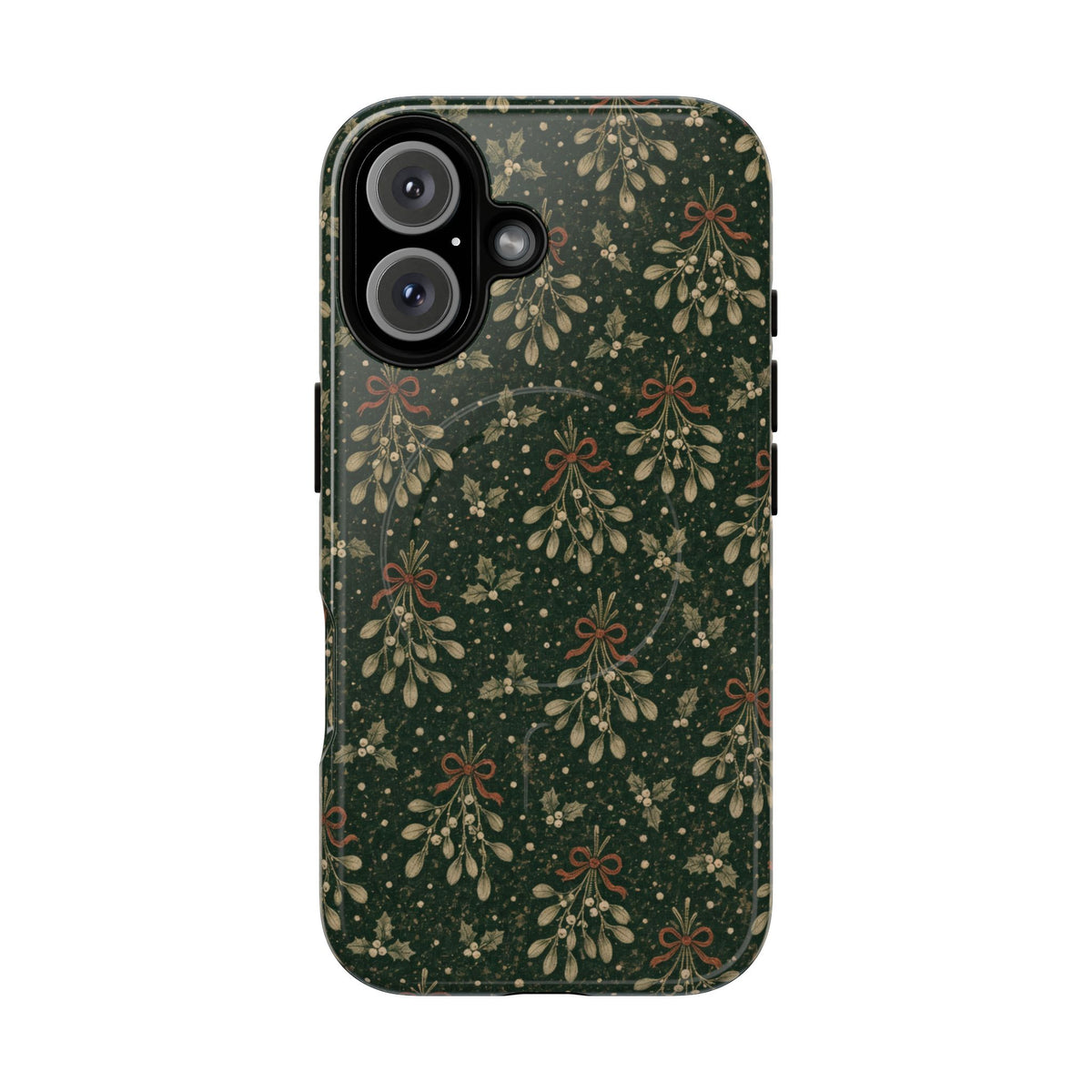 Mistletoe Etching Magnetic Case