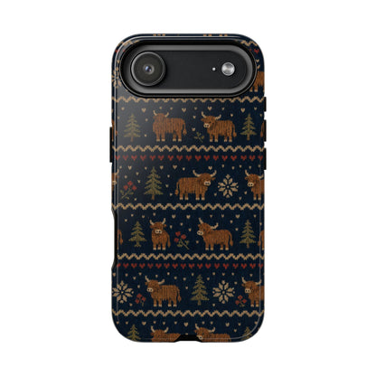 Highland Cow Sweater Tough Case