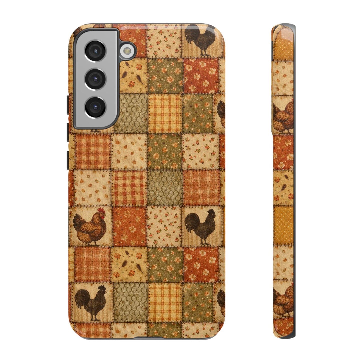Chickens Patchwork Tough Case