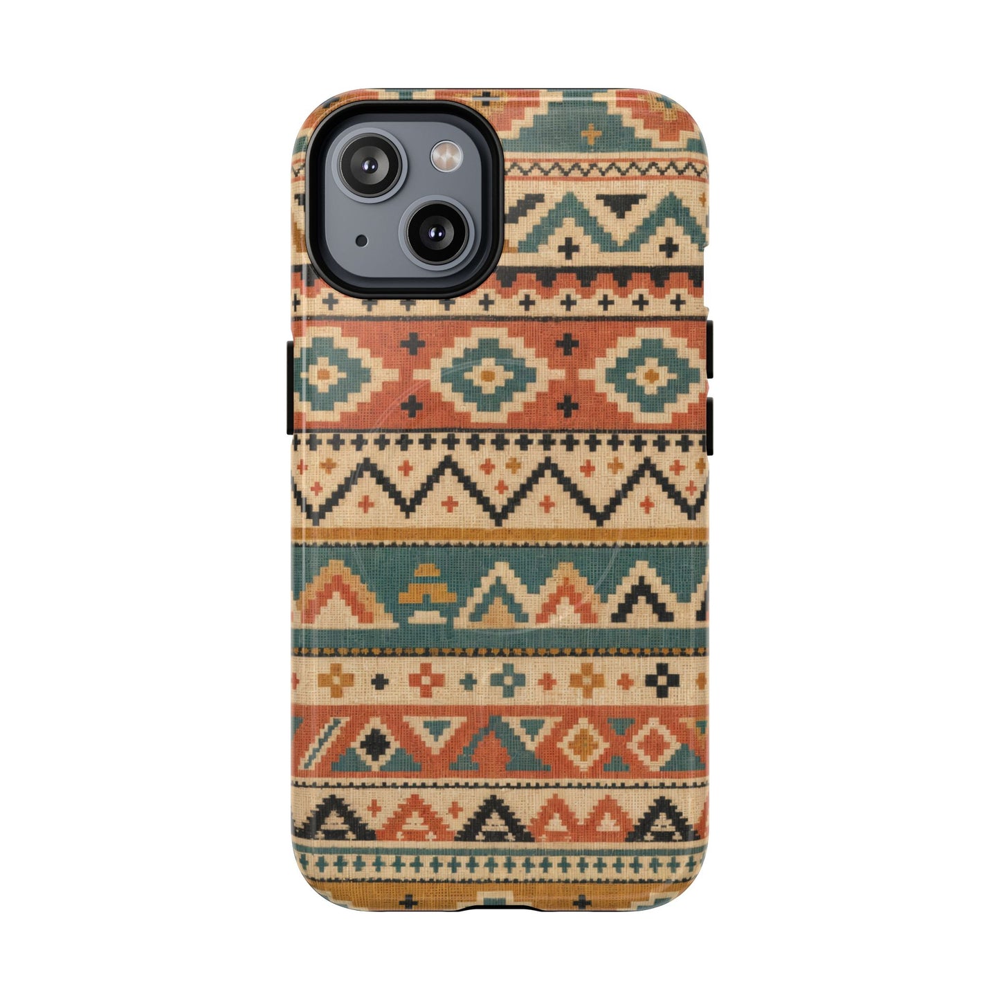 Stacked Aztec Magnetic Case