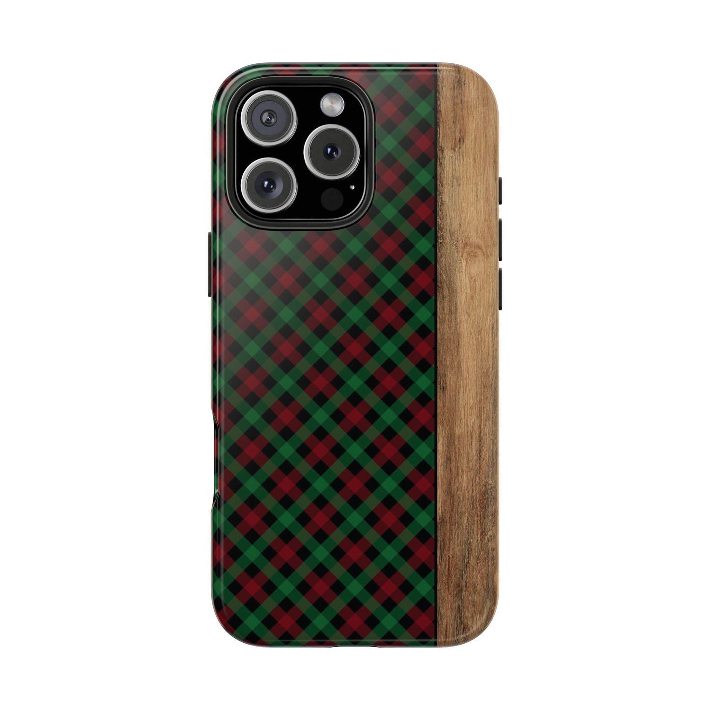 Red Green Plaid Phone Case