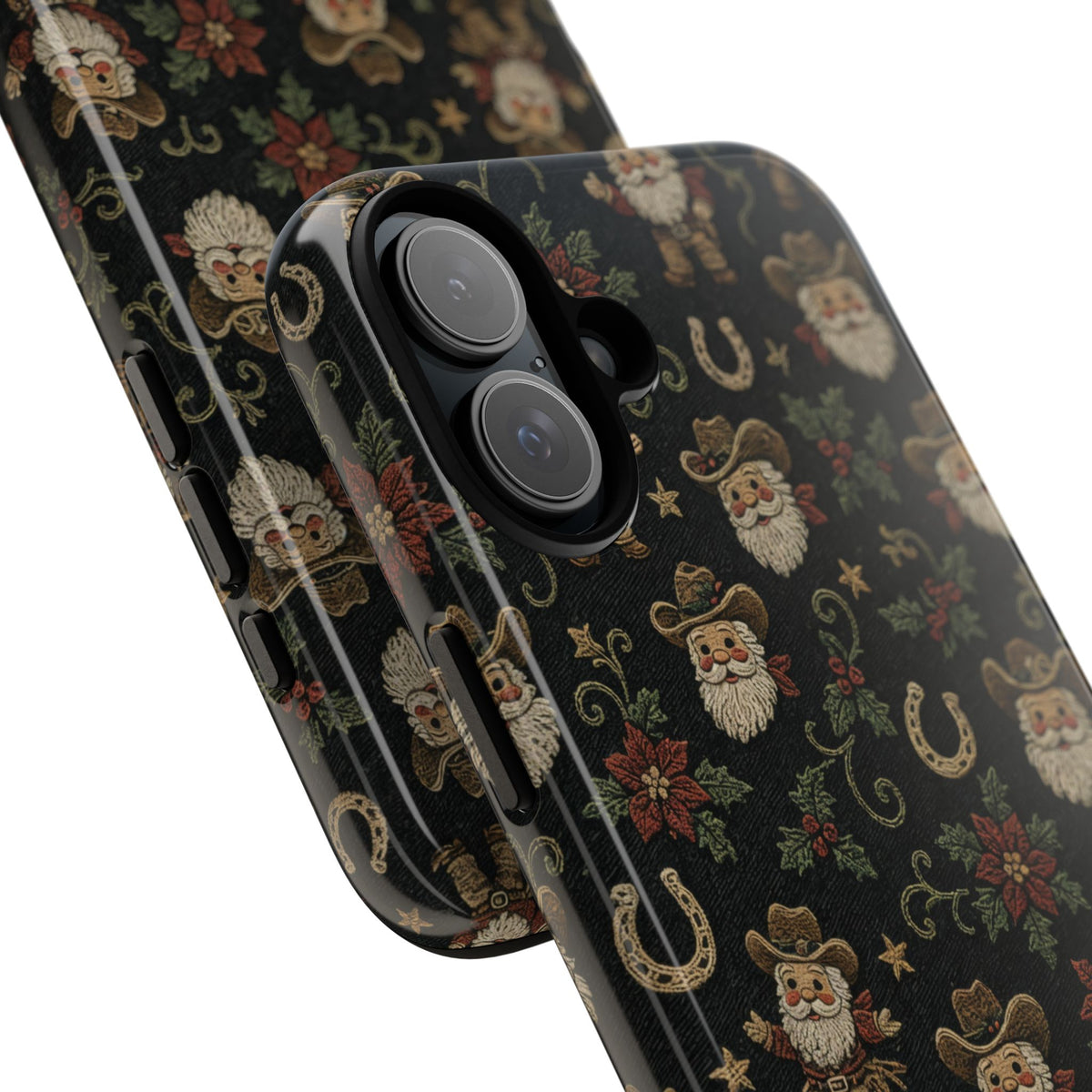 Stitched Cowboy Santa Tough Case
