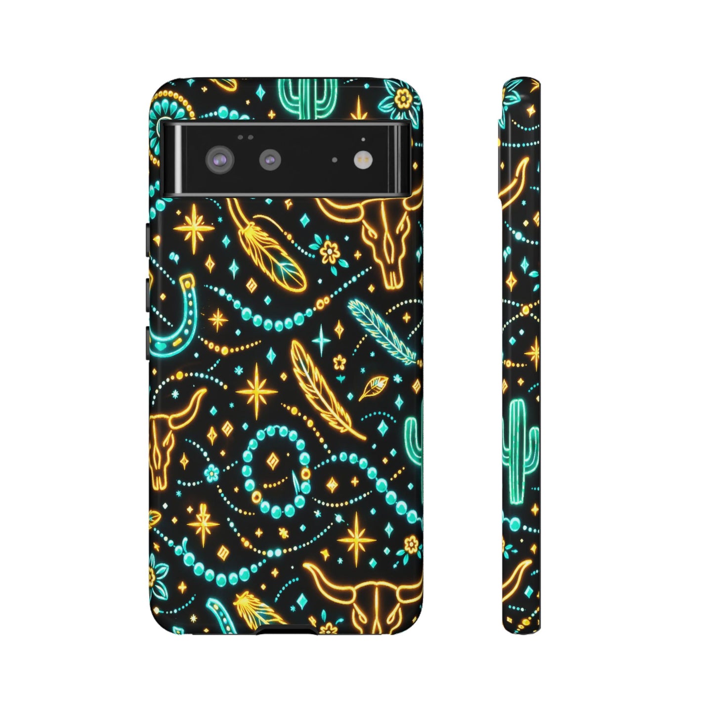 Neon Turquoise Tough Case