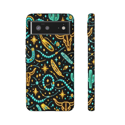 Neon Turquoise Tough Case