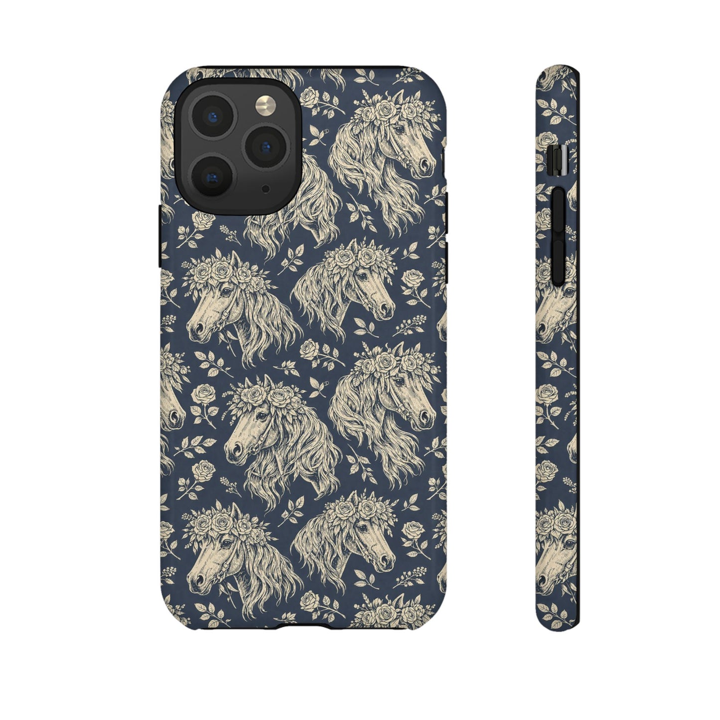 Floral Horses Tough Case