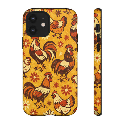 Retro Chickens Tough Case