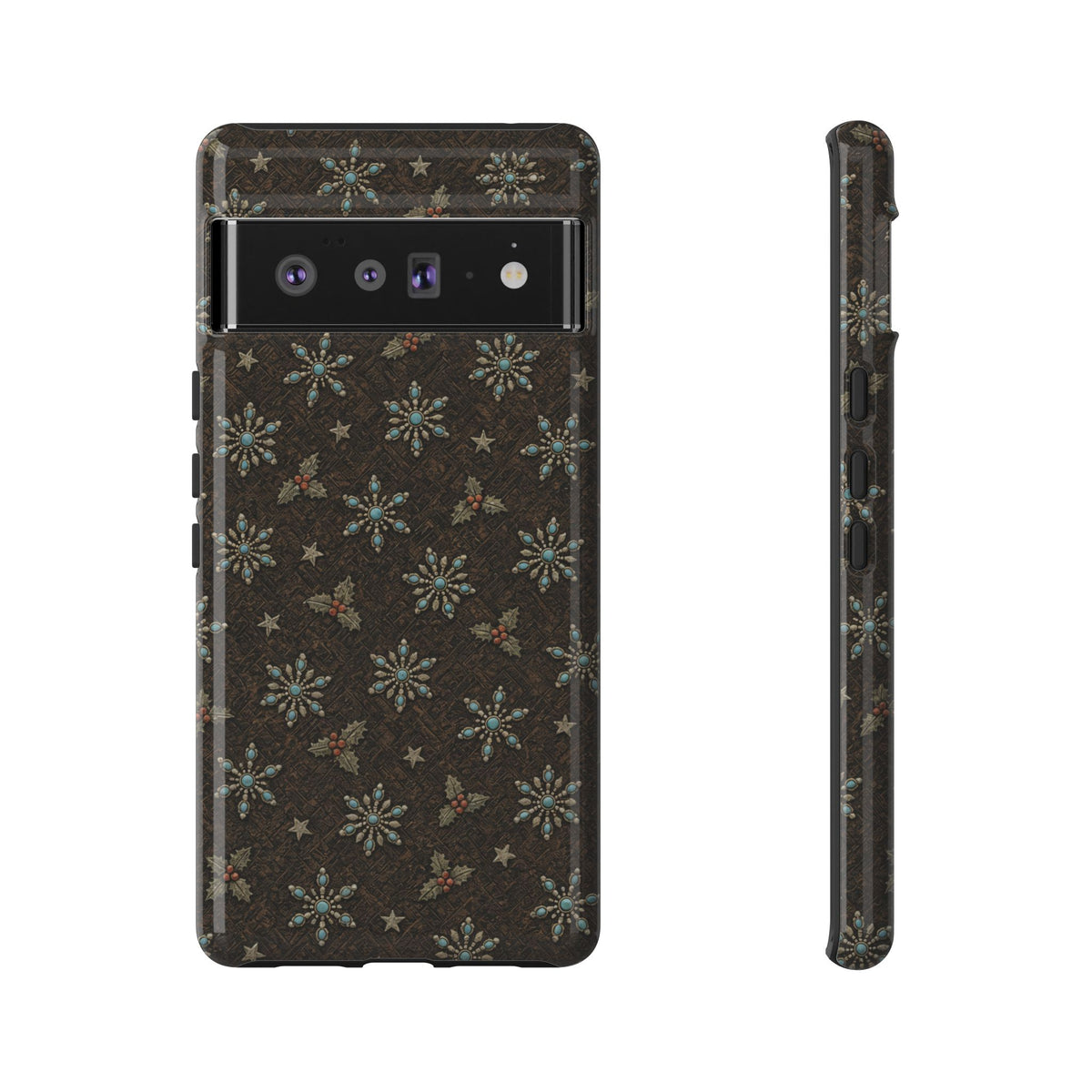 Squash Blossom Snowflakes Tough Case