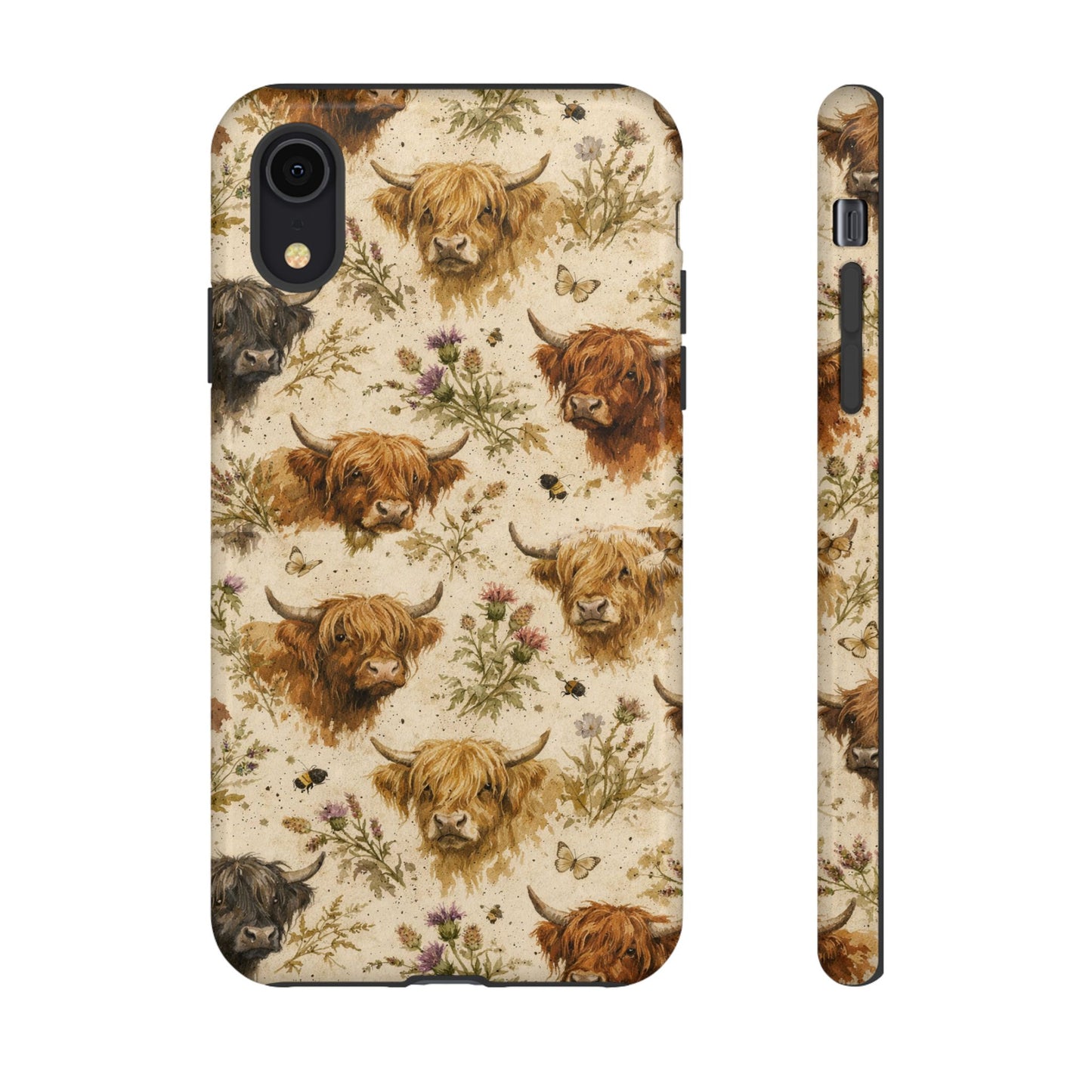 Cottage Core Highland Cows Tough Case