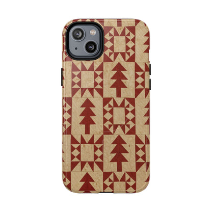 Pine Quilt Magnetic Case