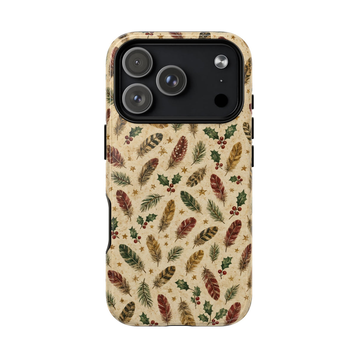 Christmas Feathers Magnetic Case