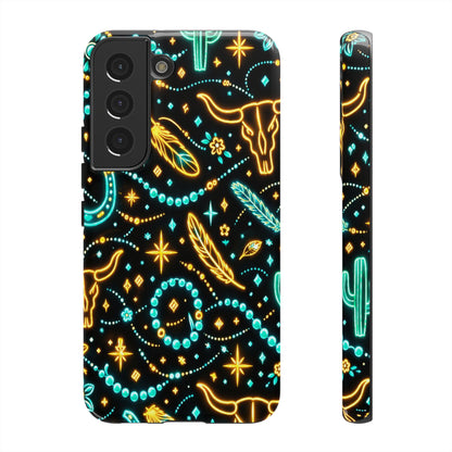 Neon Turquoise Tough Case