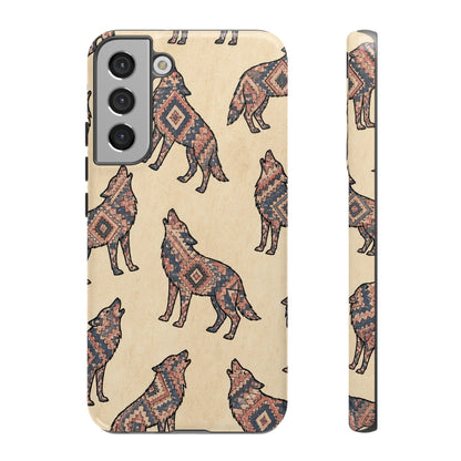 Rose Aztec Wolf Tough Case