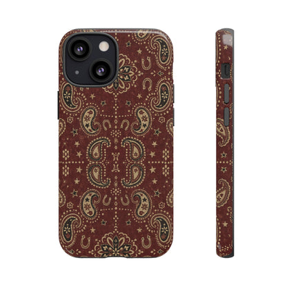 Burgundy Bandana Tough Case