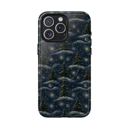 Starry Night Pines Magnetic Case