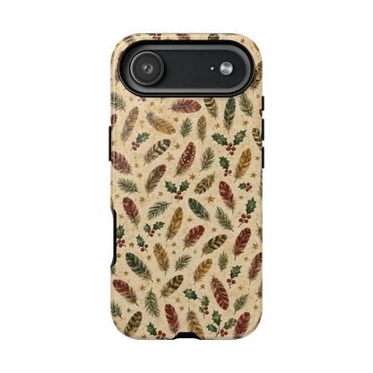 Christmas Feathers Tough Case