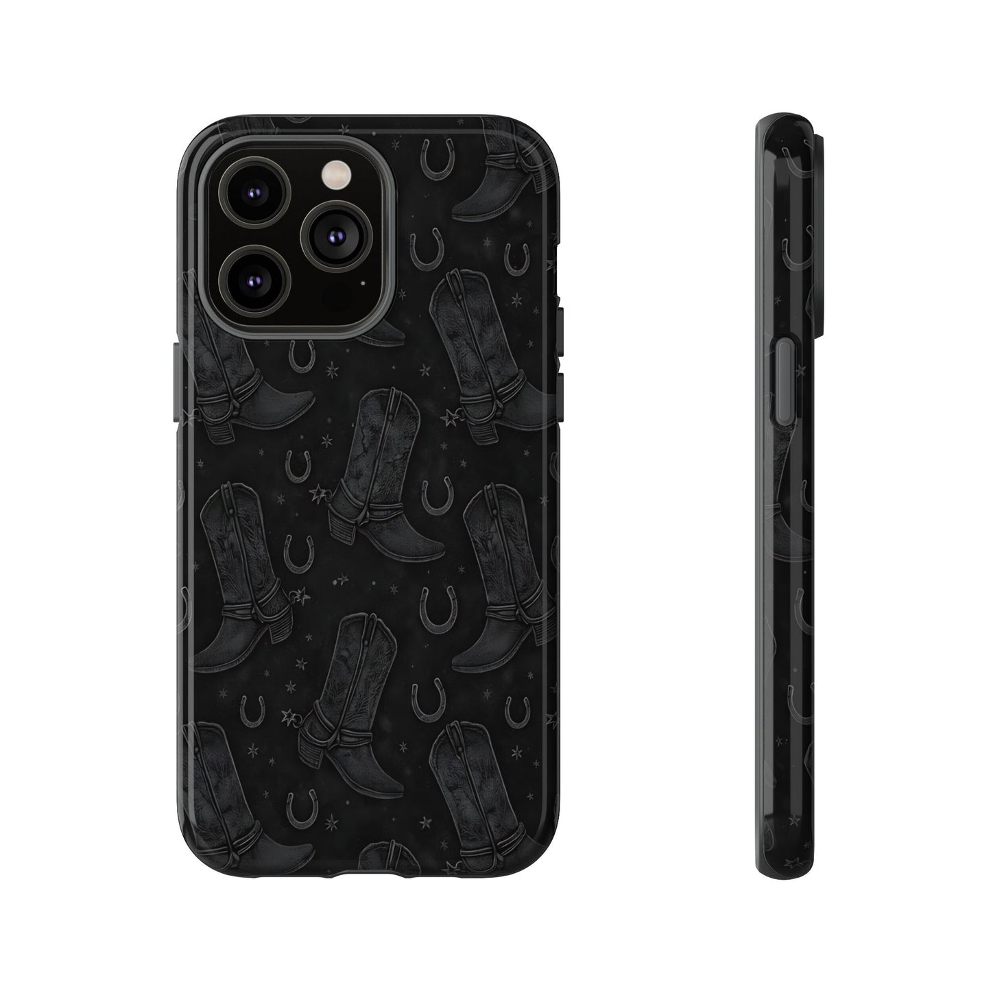 Western Noir Boots Tough Case