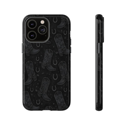 Western Noir Boots Tough Case