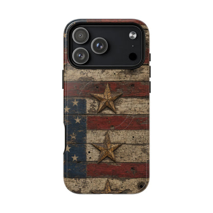 Patriotic Barn Stars Magnetic Case
