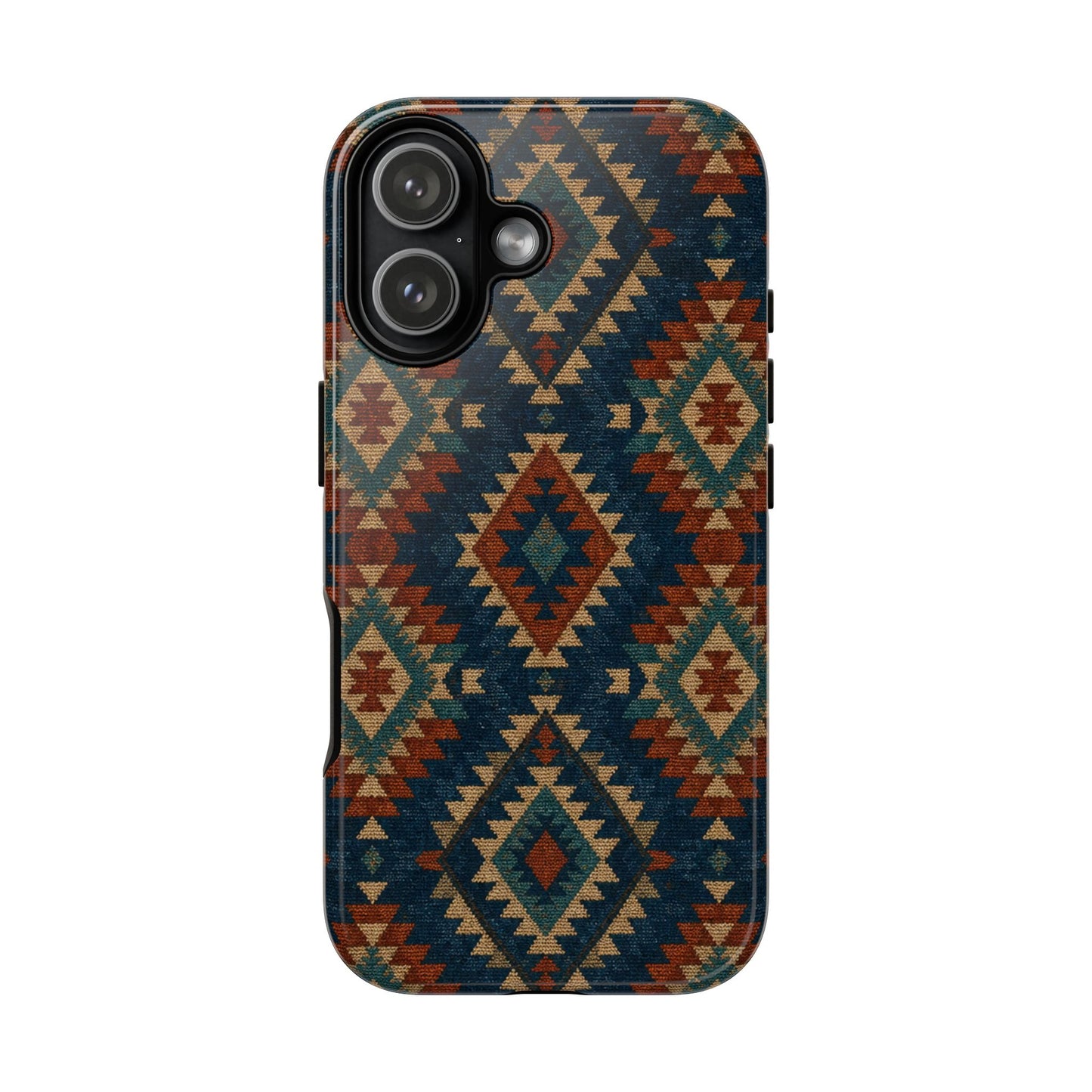Navy Aztec Tough Case