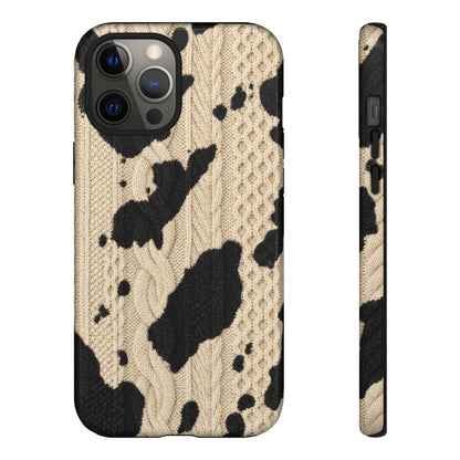 Cable Knit Cowhide Tough Case