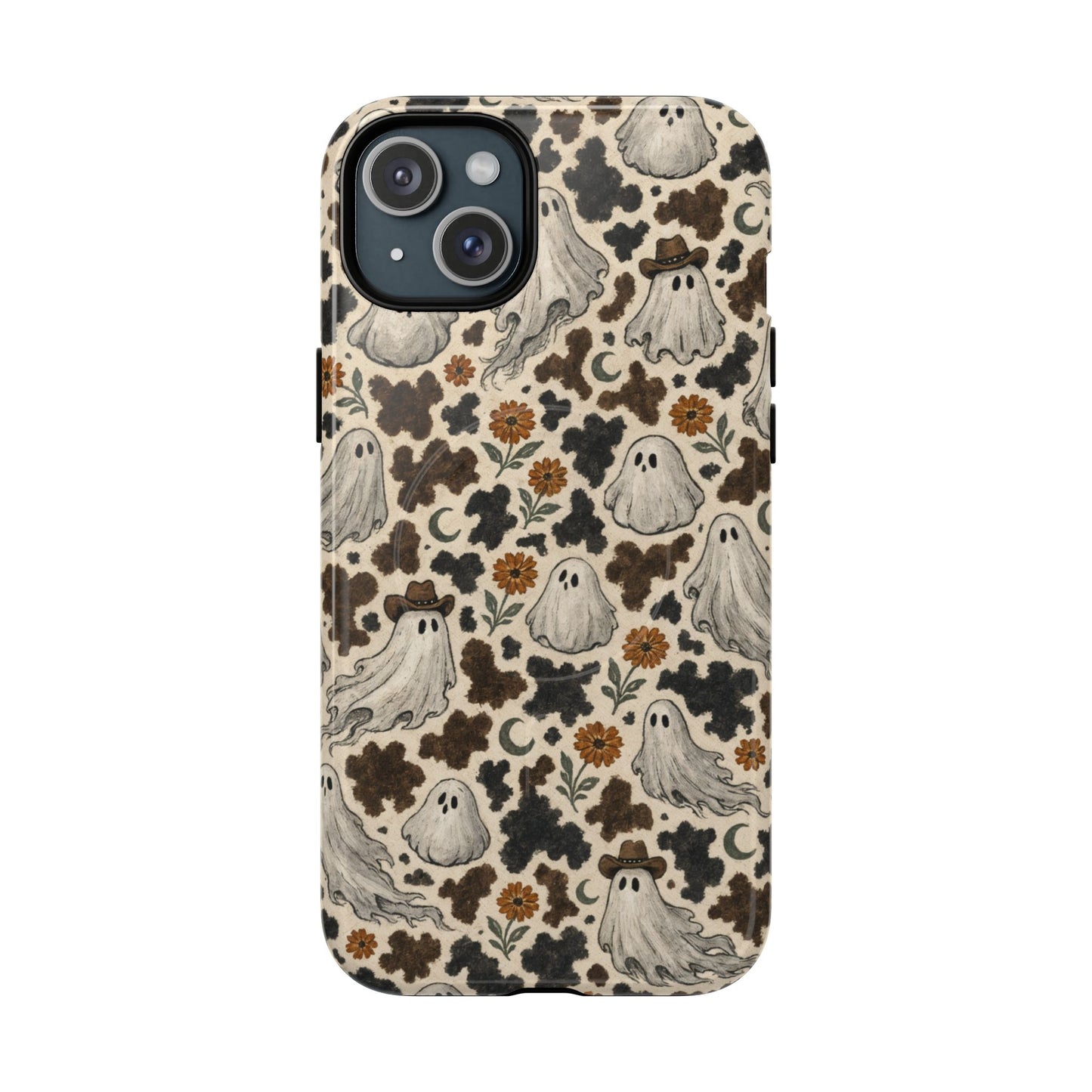 Ghostly Cowhide Magnetic Case