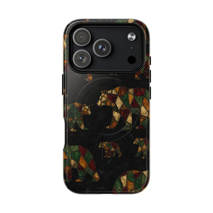 Stained Bear Magnetic Case