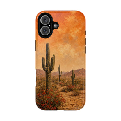 Sunset Cacti Magnetic Case