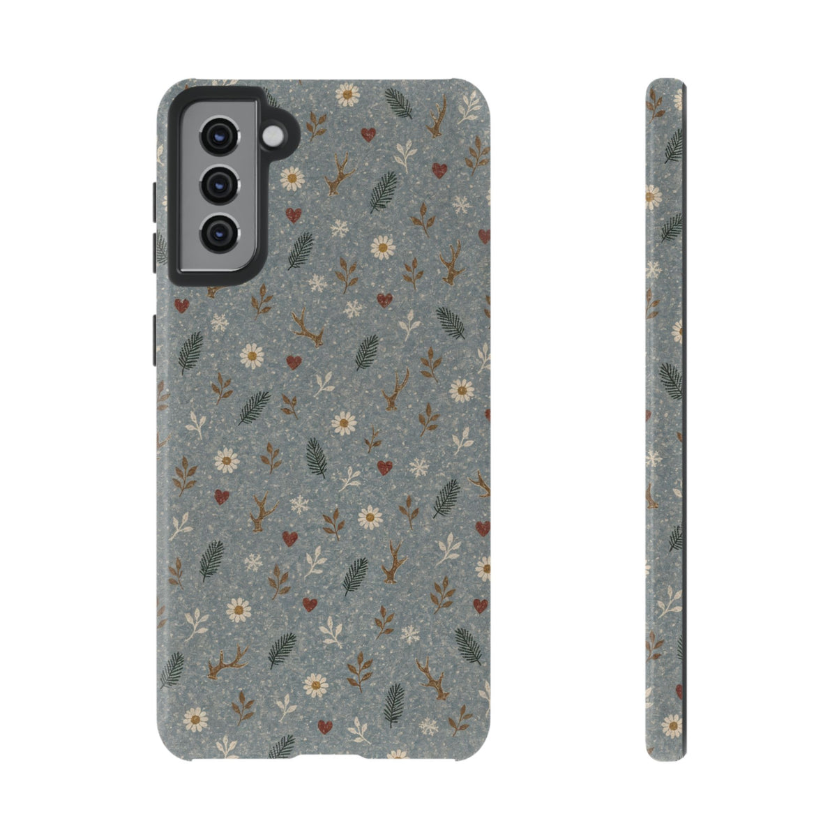 Antler Daisies Snow Tough Case