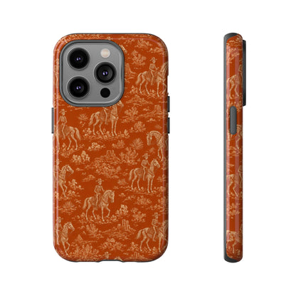 Cowboy Skeleton Toile Tough Case