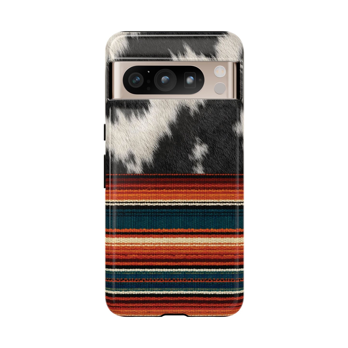 Cowhide + Serape Stripe Tough Case