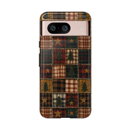 Christmas Rag Quilt Tough Case