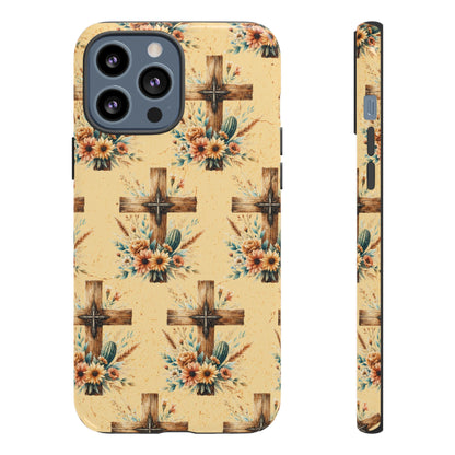 Floral Crosses Tough Case