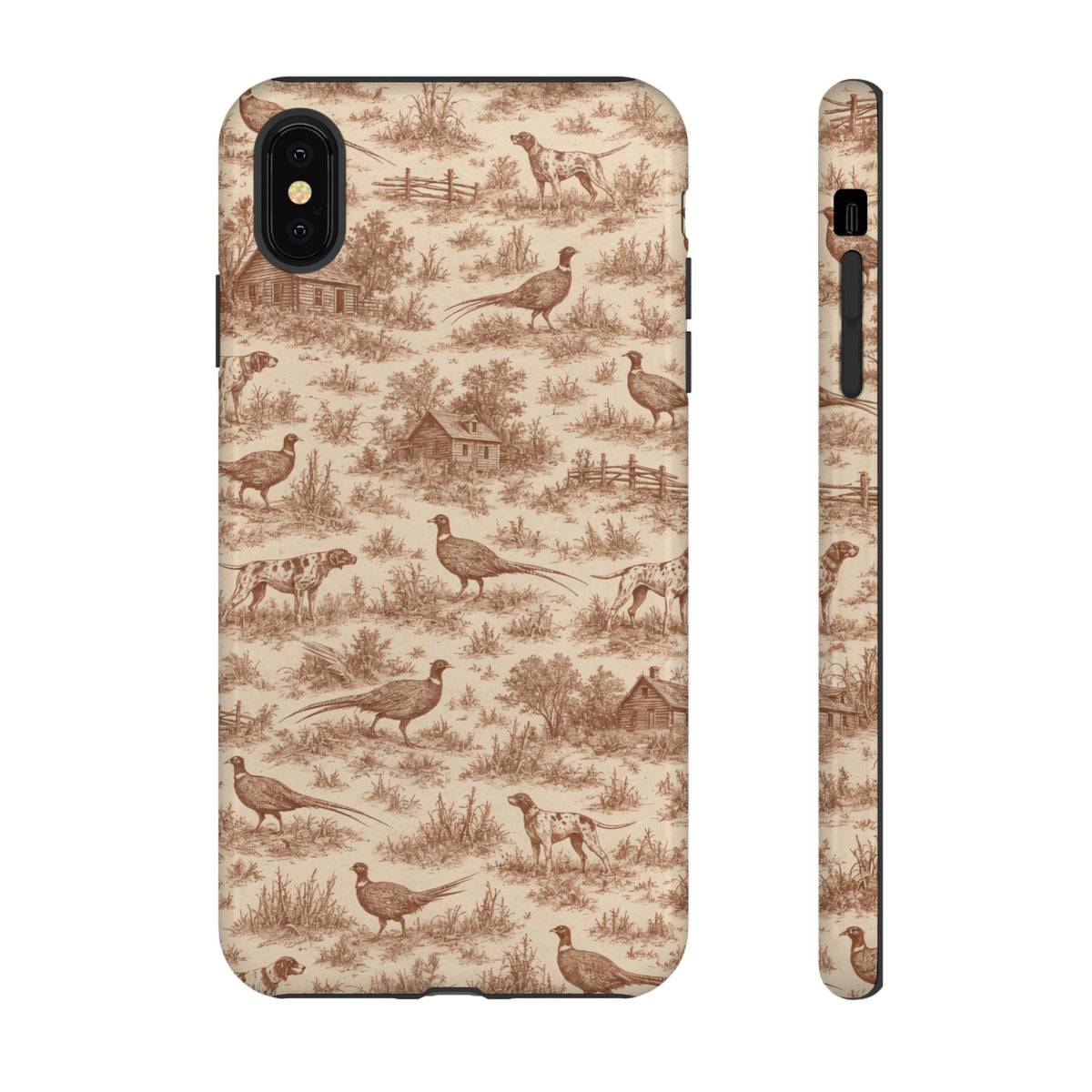 Pheasant Toile Tough Case