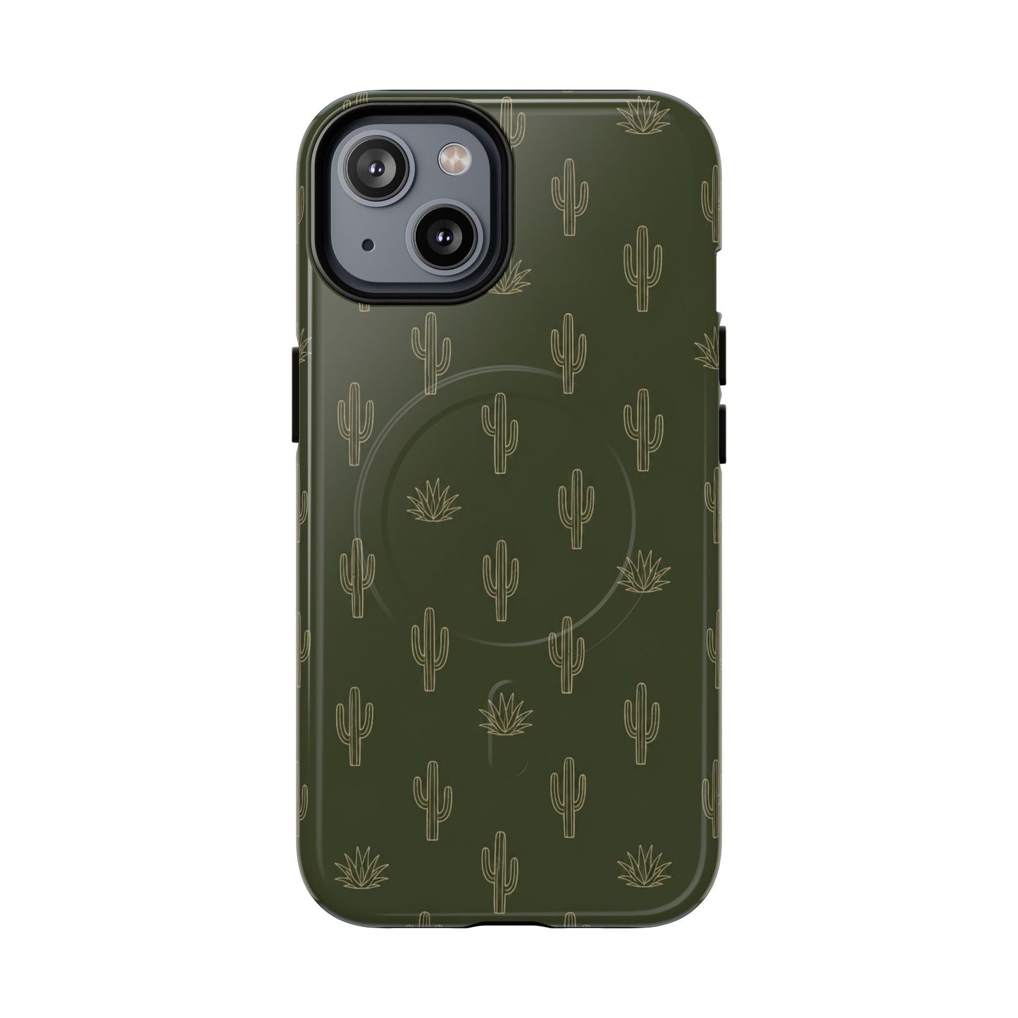 Green Cactus Magnetic Case