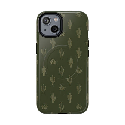 Green Cactus Magnetic Case