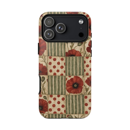 Poppy Patchwork Tough Case