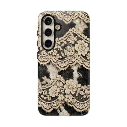 Cowhide Lace Tough Case