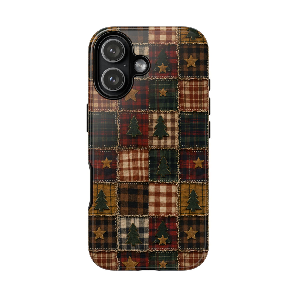 Christmas Rag Quilt Tough Case