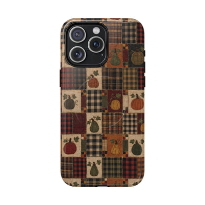 Plaid Pumpkin Magnetic Case