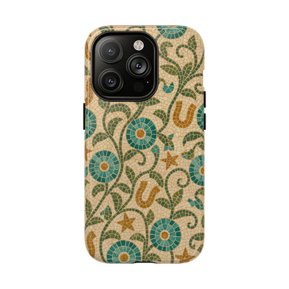 Turquoise Horseshoe Mosaic Magnetic Case
