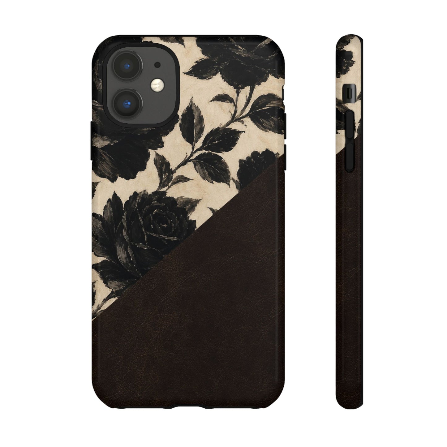 Rose Leather Tough Case