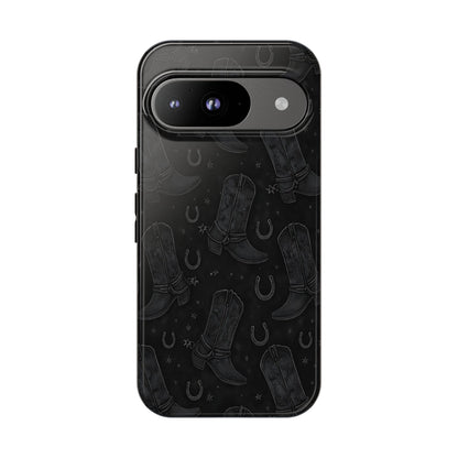 Western Noir Boots Tough Case