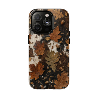 Cowhide Oak Magnetic Case